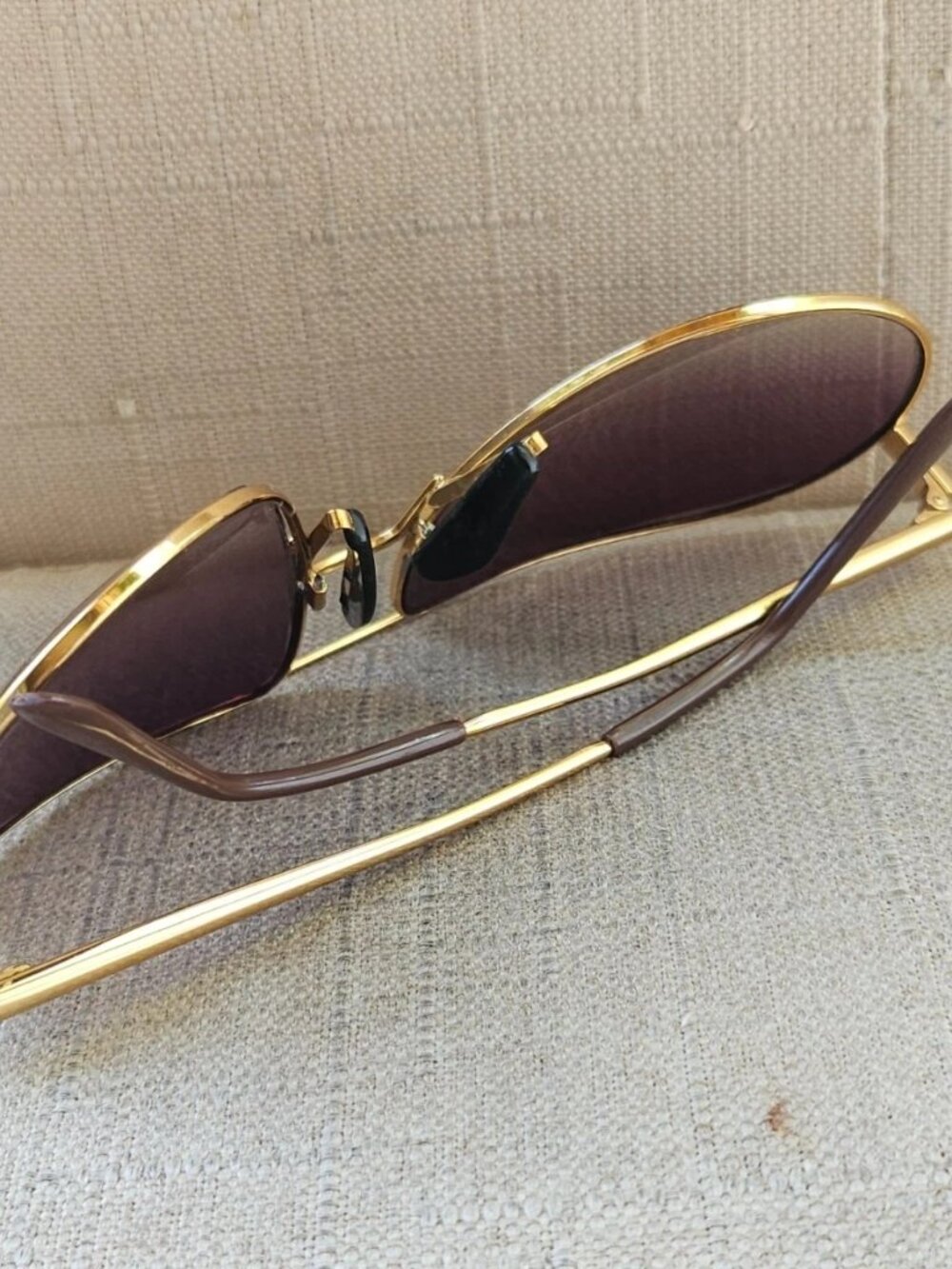 Vintage Carrera X Movado Men Sunglasses Eyewear Gold Tone Metal Germany Rare - Picture 6 of 11